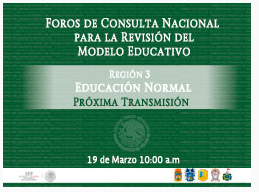 FORO MODELO EDUCATIVO. NORMAL. GUANAJUATO