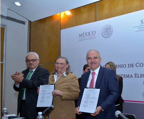 INEE Y SFP FIRMAN CONVENIO